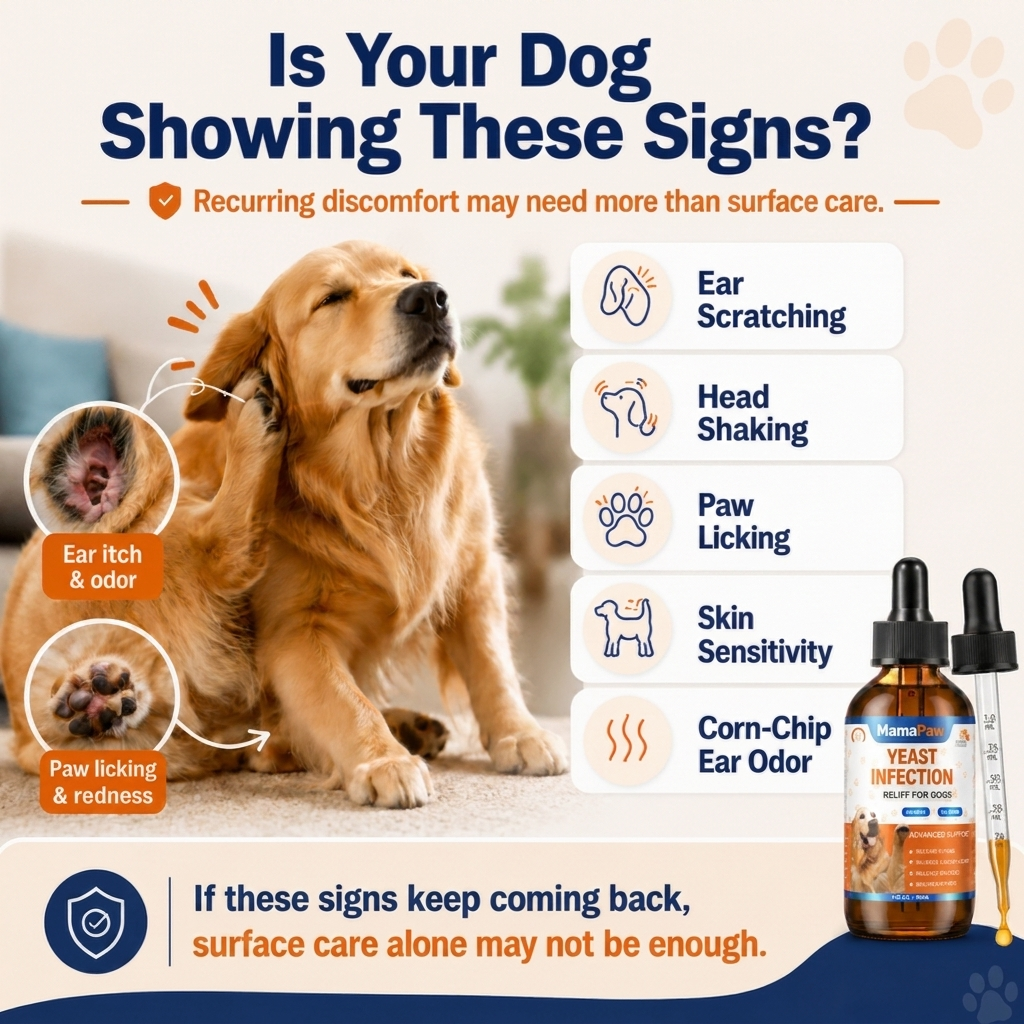MamaPaw | Ear, Paw & Skin Support Drops for Dogs